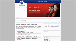Desktop Screenshot of hrfusioncareers.prevueaps.com