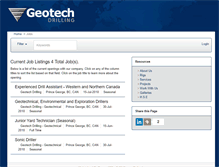 Tablet Screenshot of geotechcareers.prevueaps.com